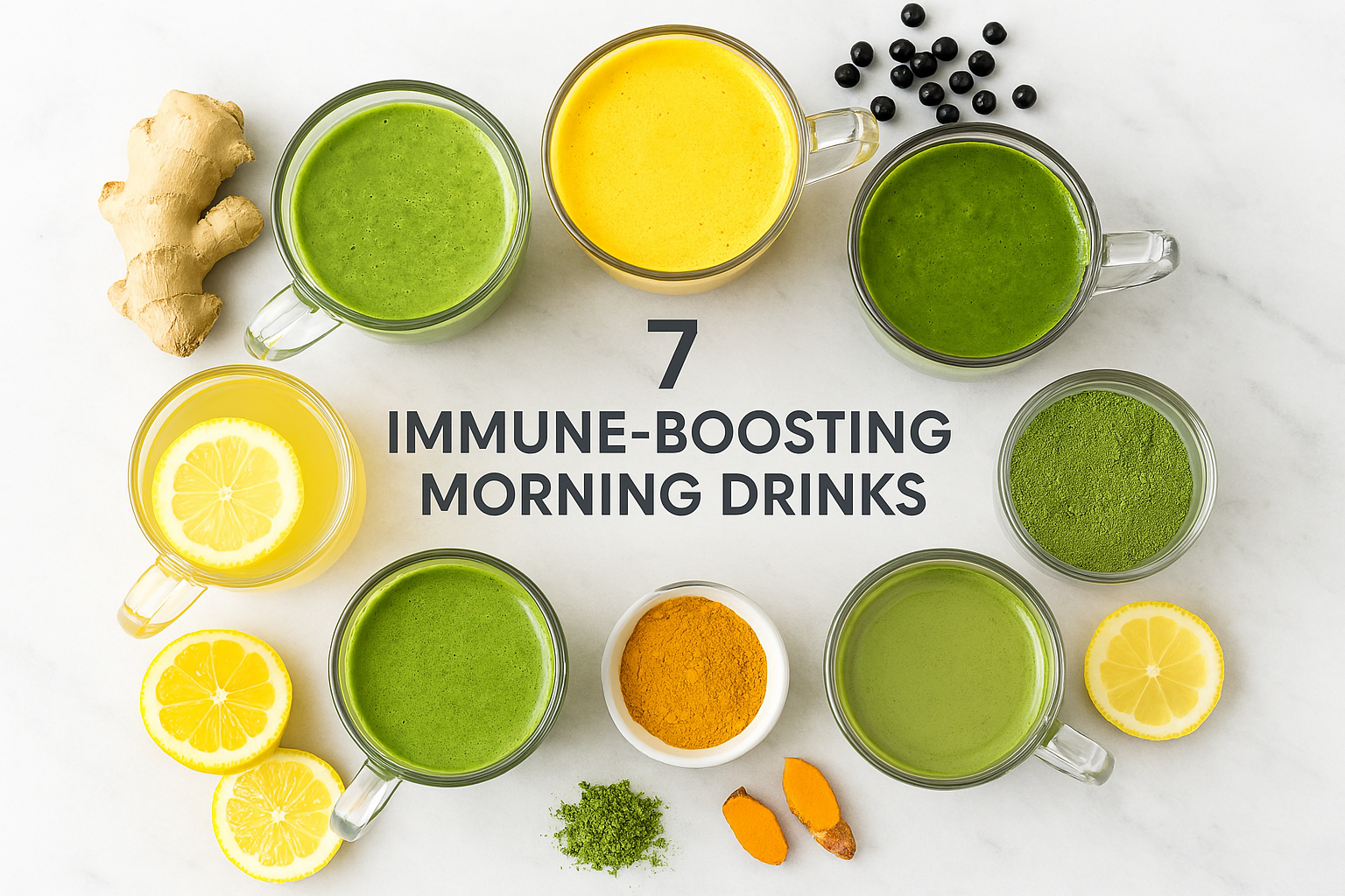 Seven immune-boosting morning drinks