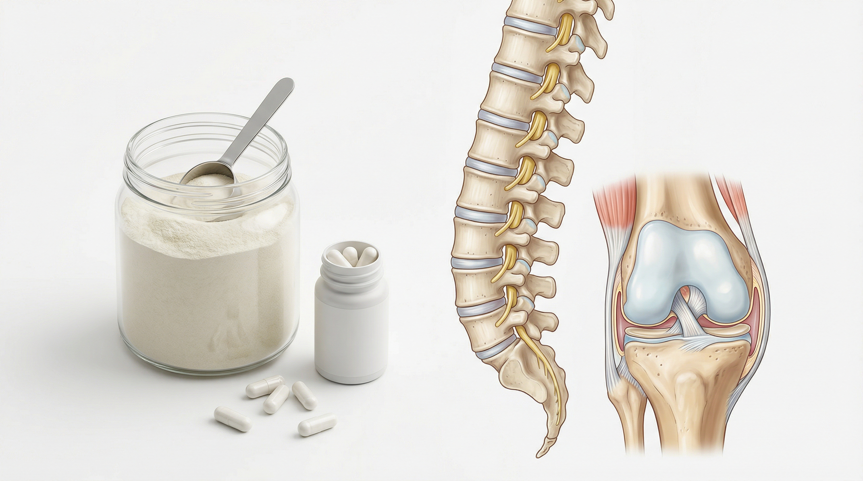 Colágeno para las articulaciones y la espalda: ¿vale la pena?